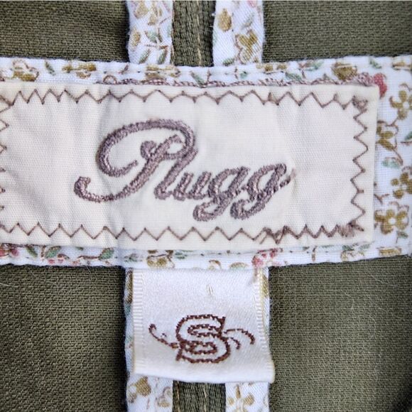 ☔️💜Plugg Olive Green Blazer Jacket Small - Picture 8 of 10